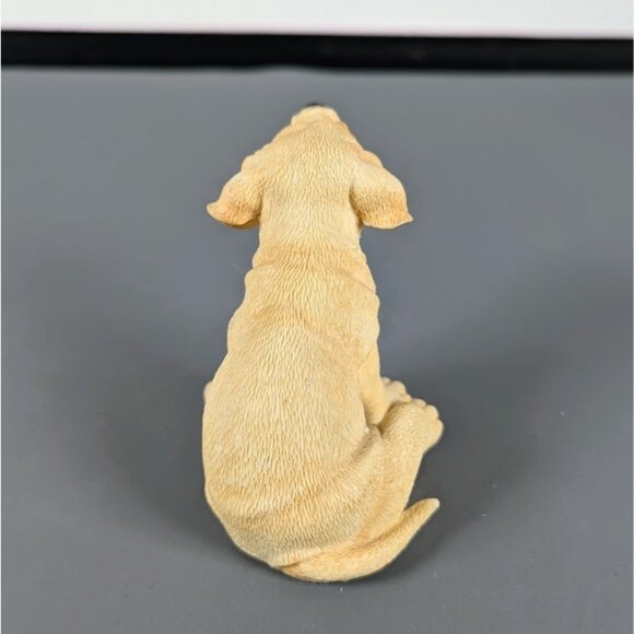 Golden Labrador Retriever Puppy Yawning Figurine, COUNTRY ARTISTS, England - Picture 3 of 4